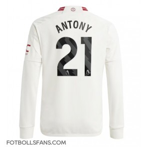 Manchester United Antony #21 Replika Tredje Tröja 2023-24 Långärmad